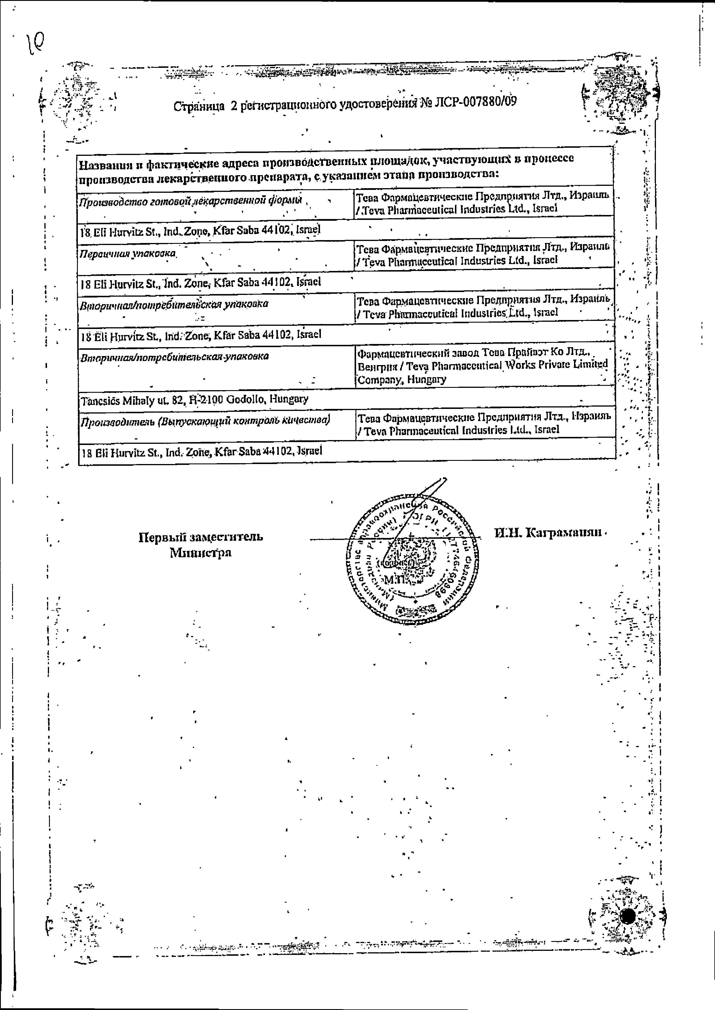 Сертификат на Онкология