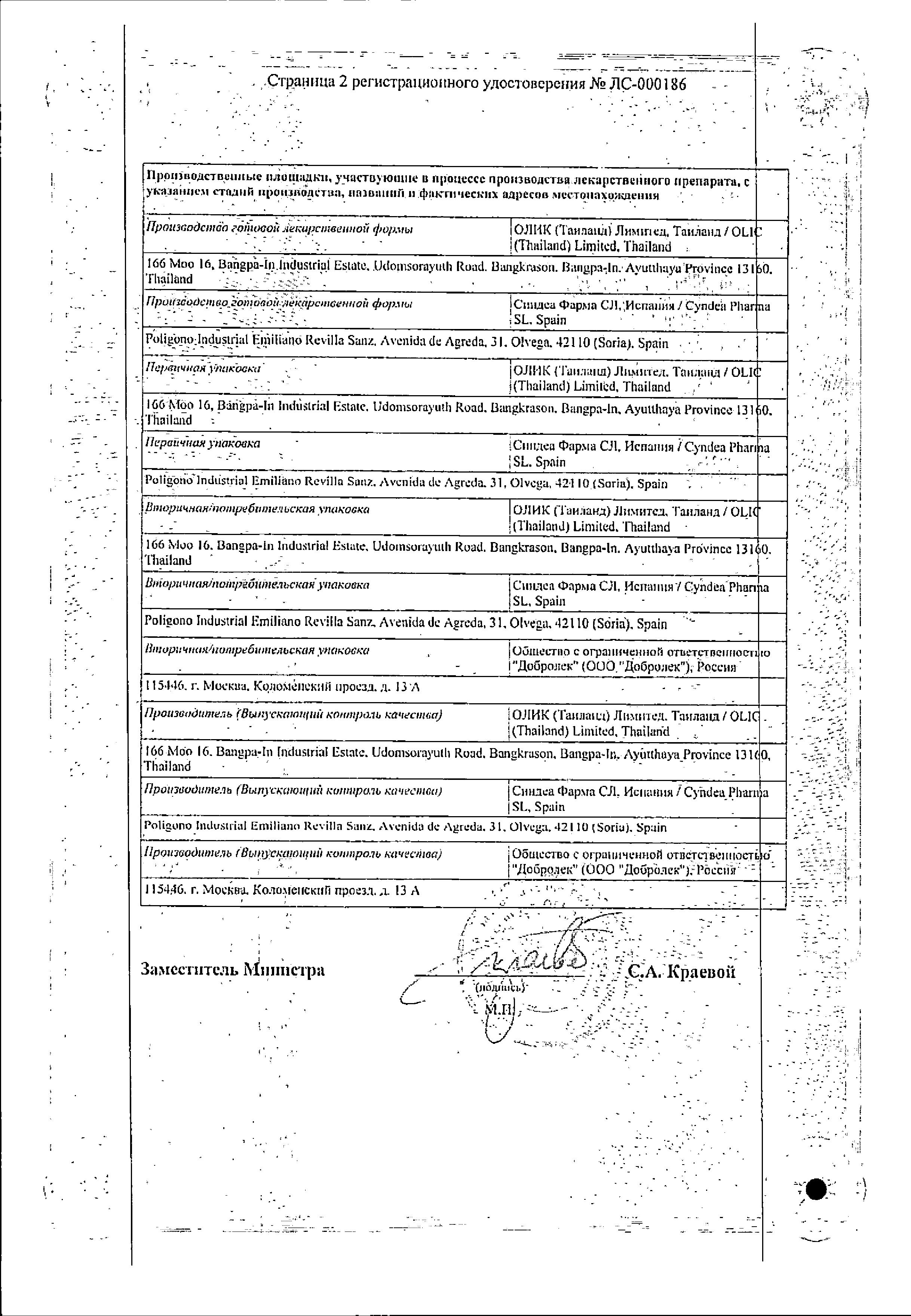 Сертификат на Утрожестан, капсулы 200 мг, 14 шт.