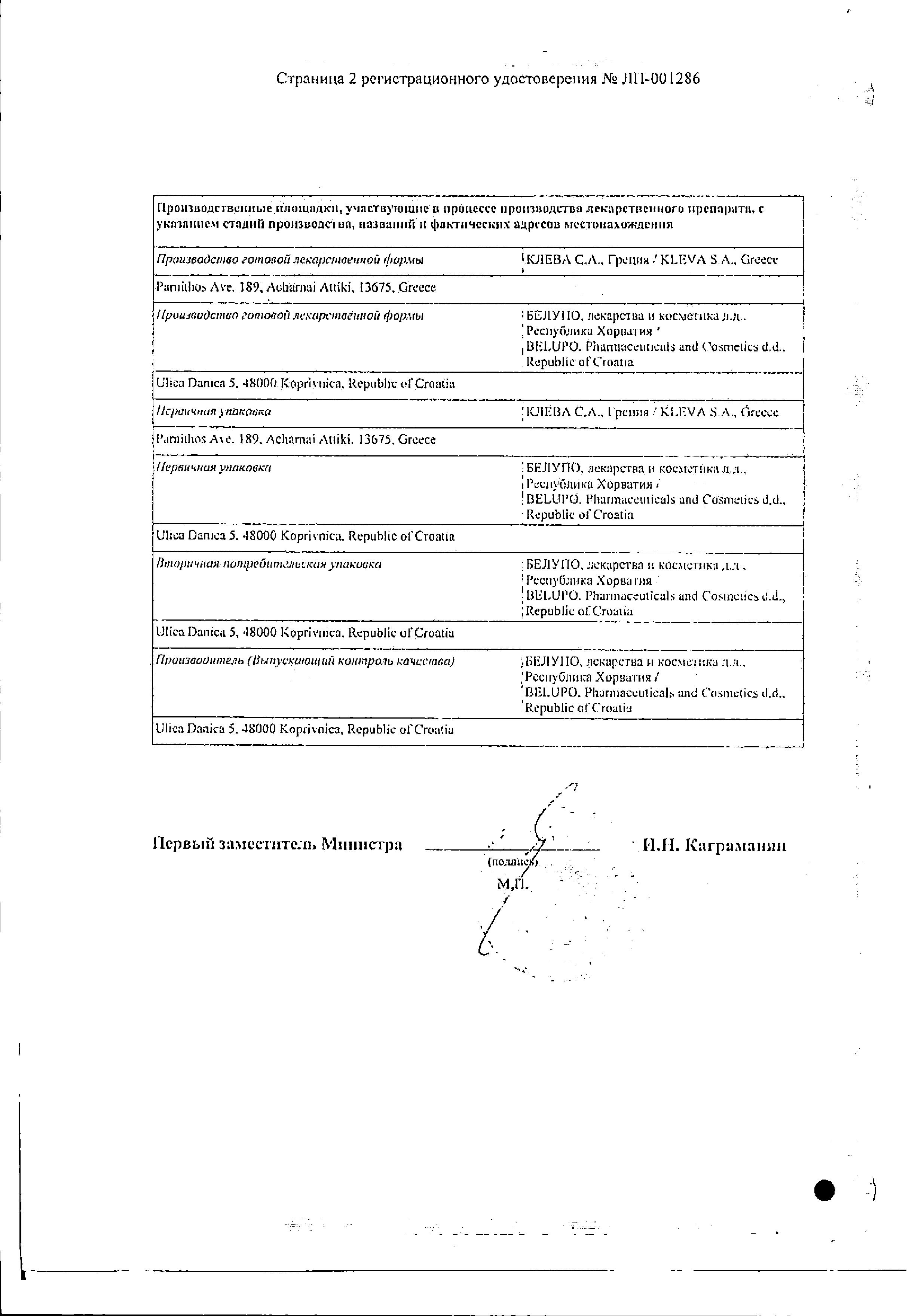 Сертификат Бондерм