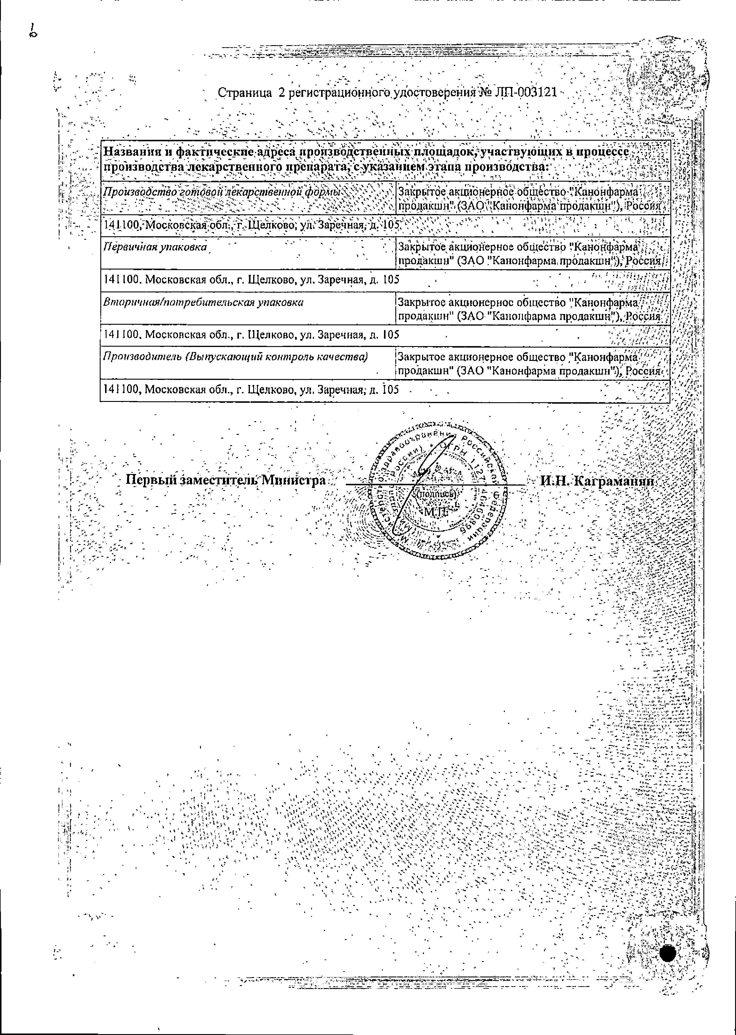 Сертификат Otirelax