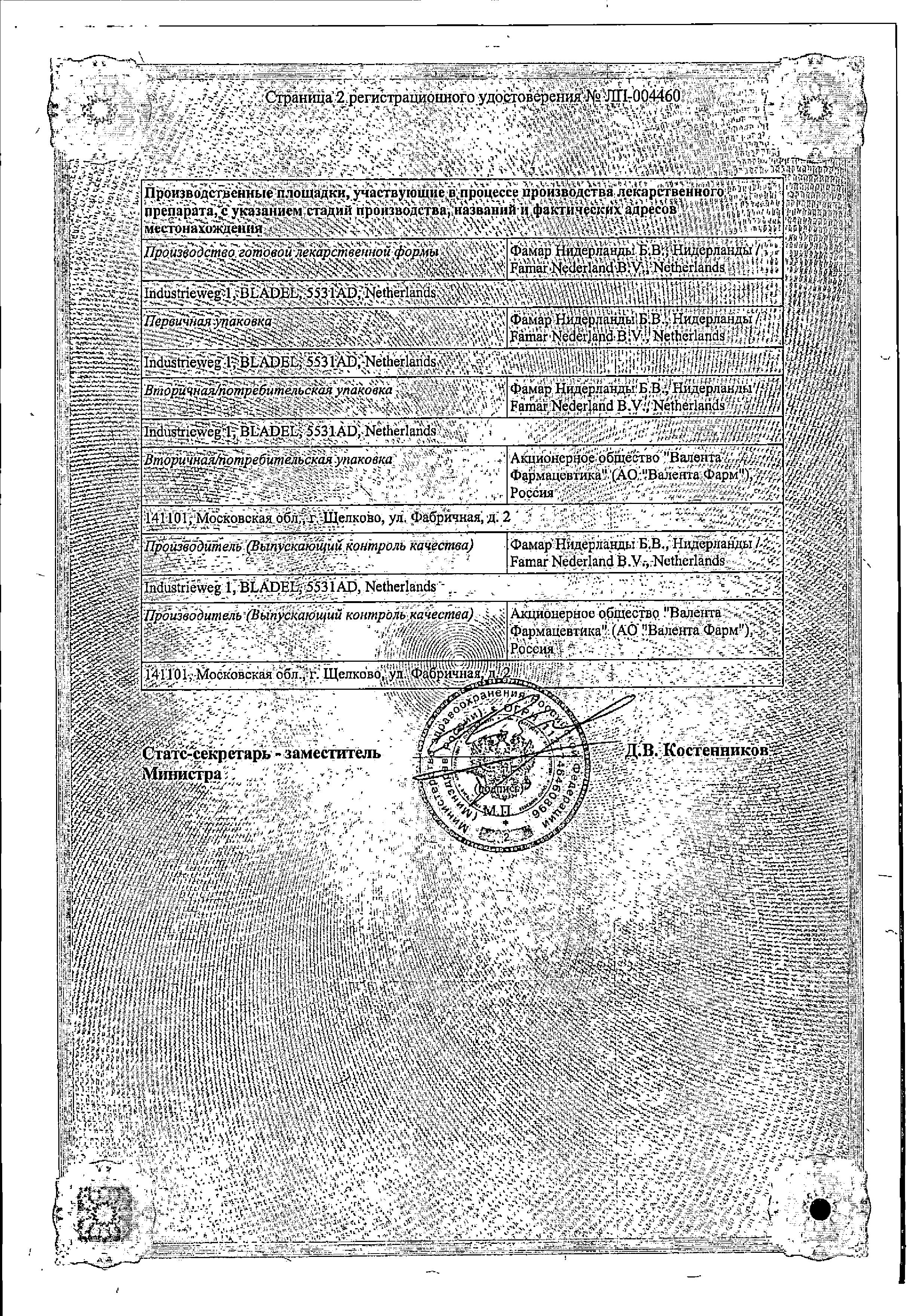 Сертификаты