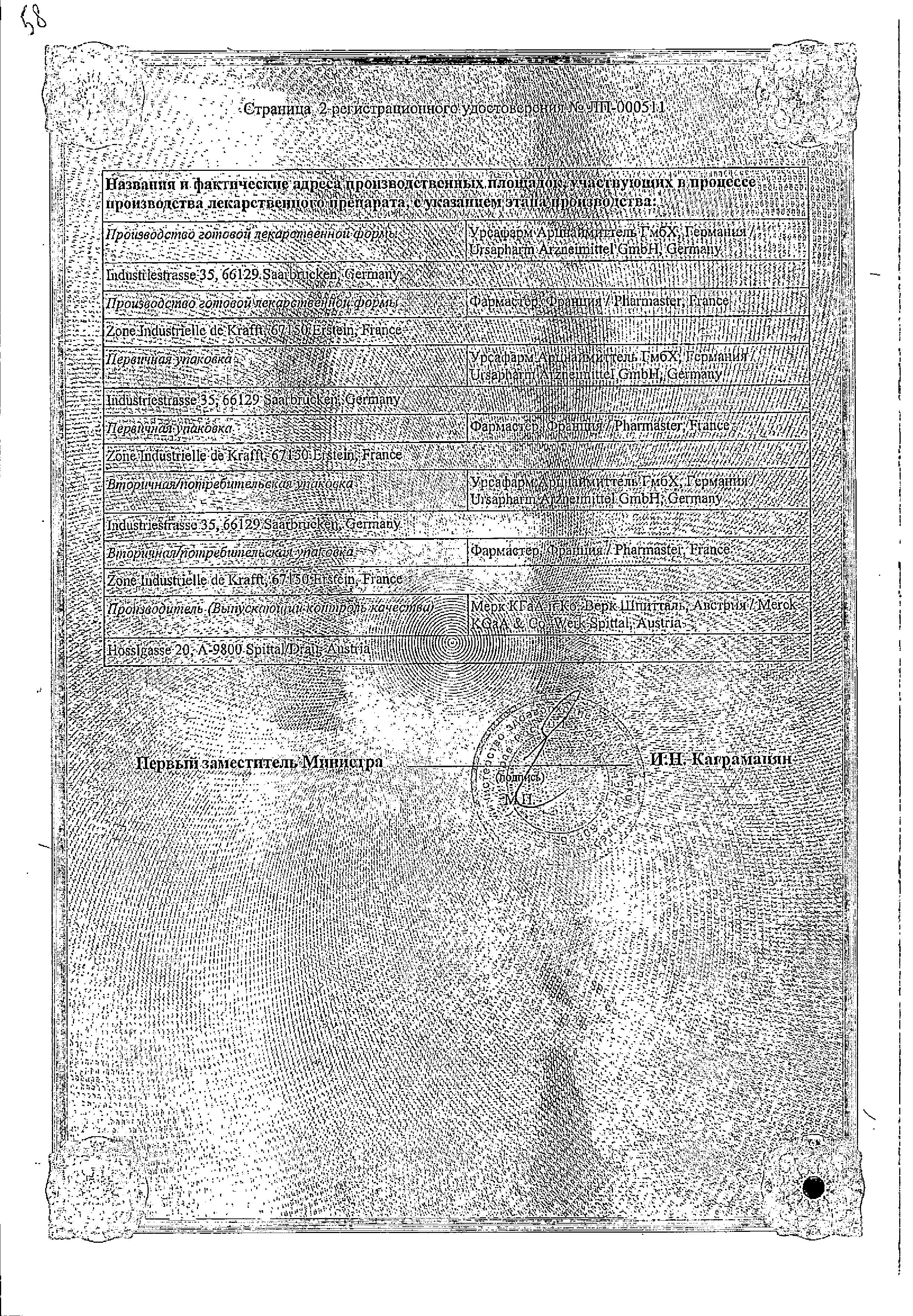 Сертификат Roglit