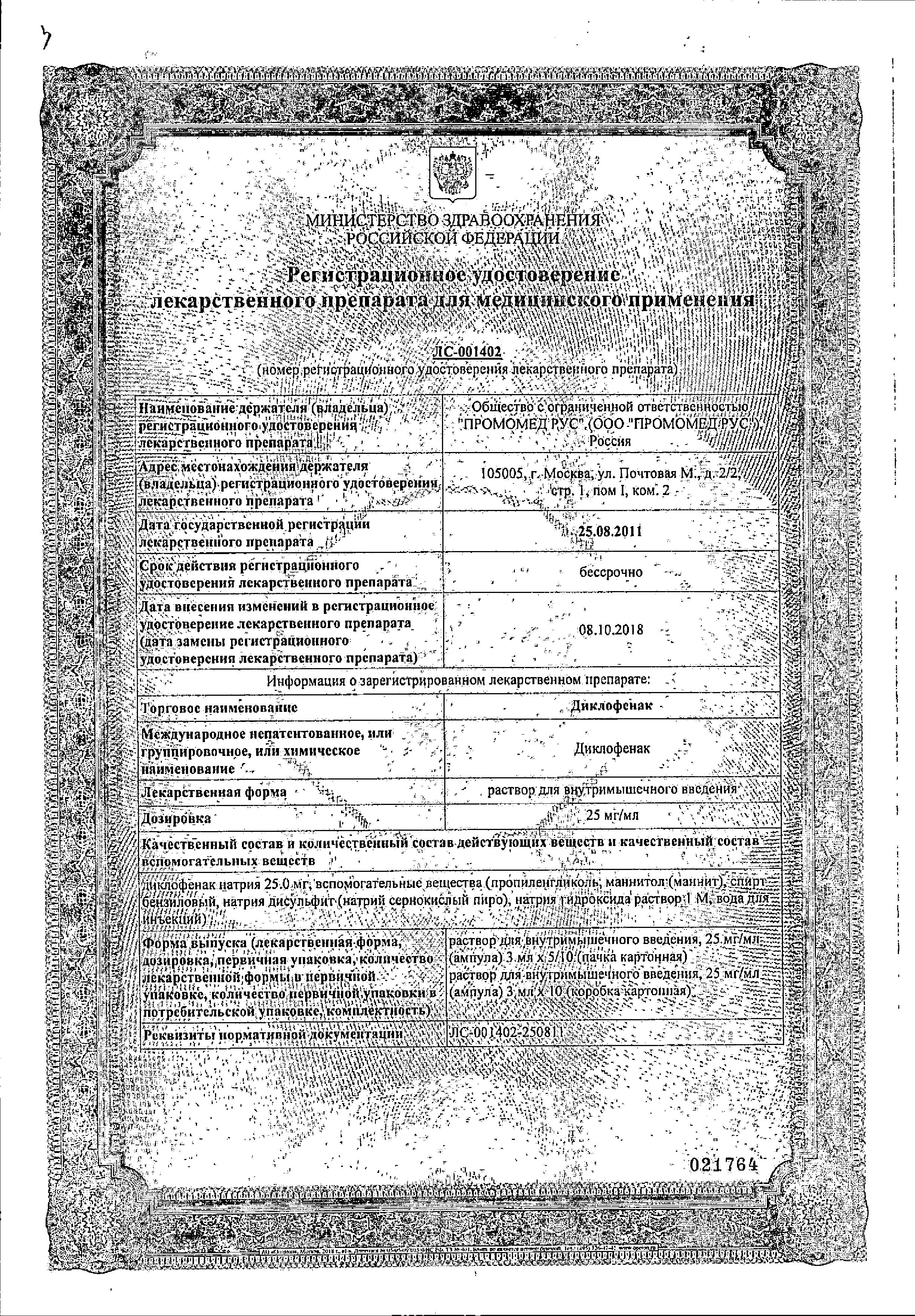 Сертификаты Противовоспалительные препараты